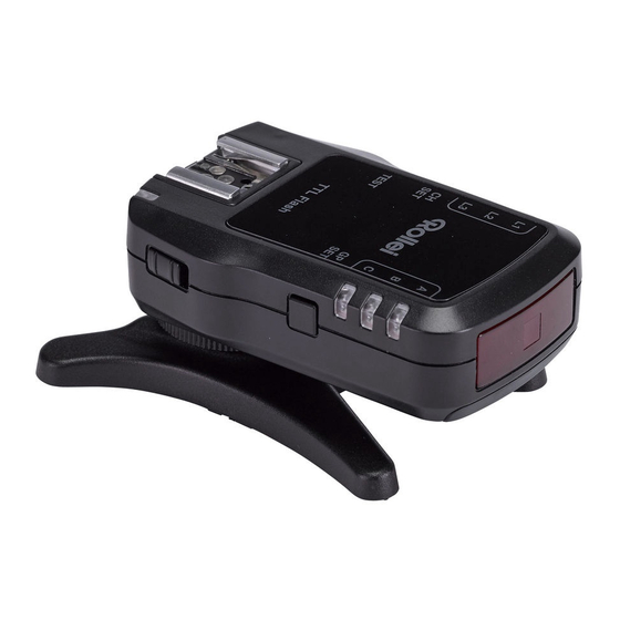 Rollei Wireless Flash Unit Receiver Manuals