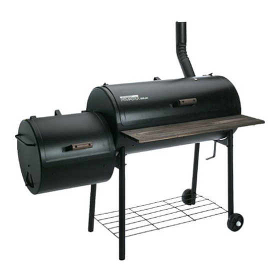 Brinkmann Pitmaster Delux Charcoal/Wood Smoker Owner's Manual