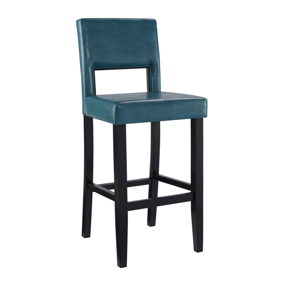 Linon AGEAN BLUE 14054BLU01U Manual
