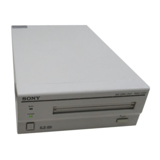 Sony SMO-S551 User Manual