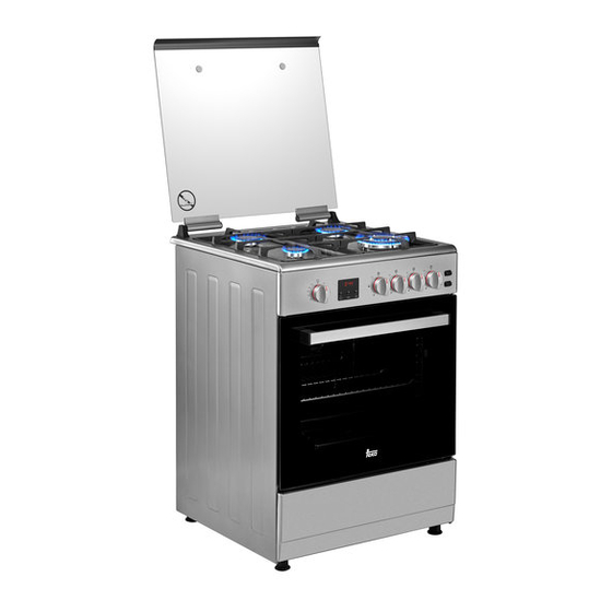 Teka FS 601 4GG SS LPG Standing Cooker Manuals