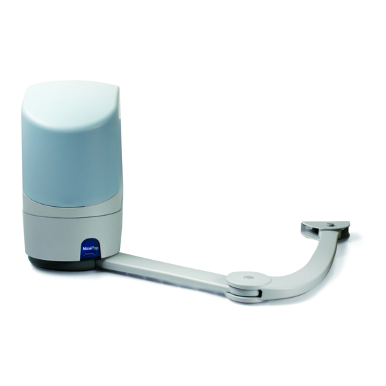 Nice POP PP7124 Instructions And Warnings For Installation And Use