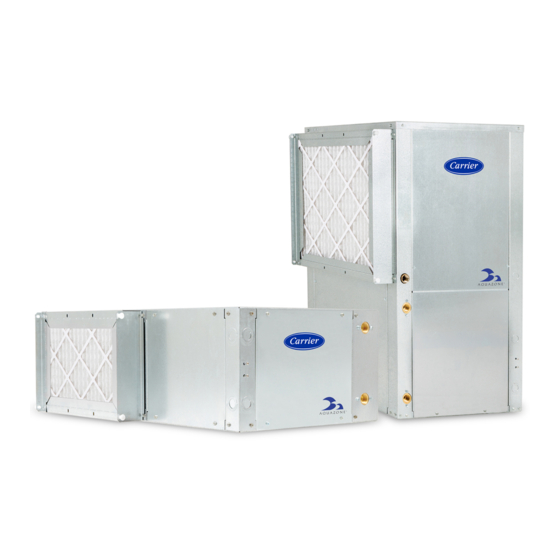 Carrier AQUAZONE PCV015-060 Installation And Service Instructions Manual