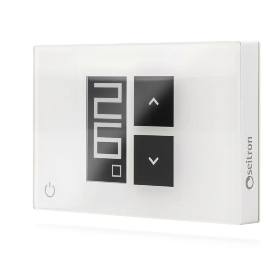 Seitron wi-time wall Instruction Manual