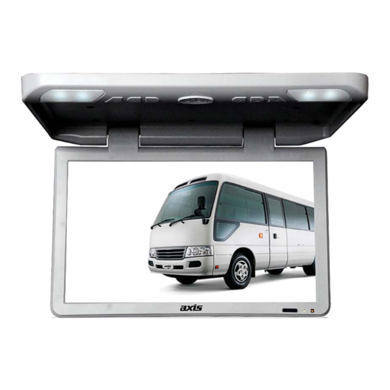 Axis BA 1858 Quick Start Manual