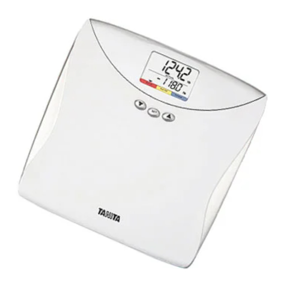 Tanita HD-332 Operating Instructions Manual