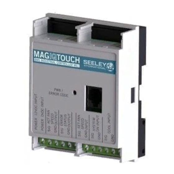 Seeley MAGICTOUCH MS1 Manuals