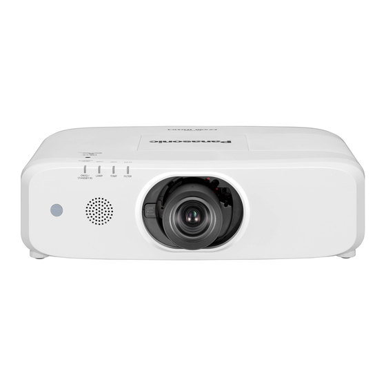 Panasonic PT-EW650U Operating Instructions Manual