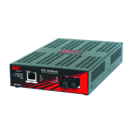 IMC Networks PSE-McBasic Operation Manual