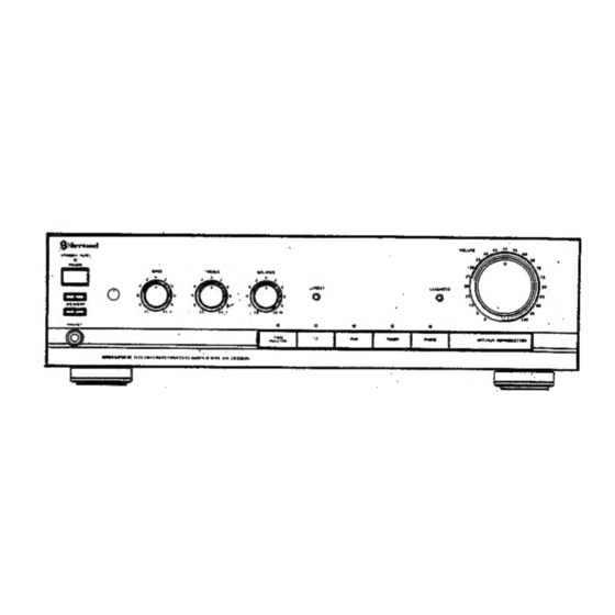 Sherwood AX-3030R Operating Instructions Manual