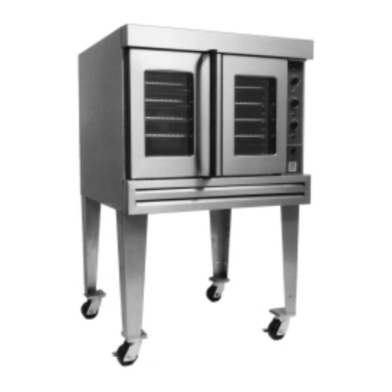 Bakers Pride Cyclone CO11-G1 Specifications