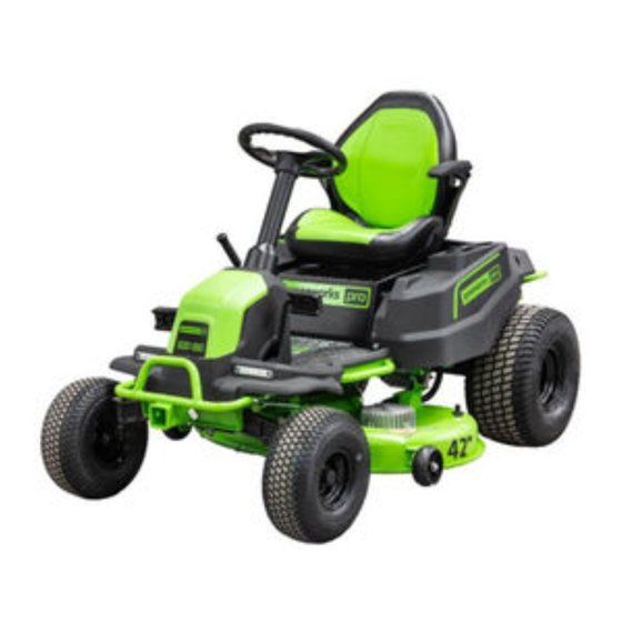 GreenWorks Pro CRT426type0 Operator's Manual