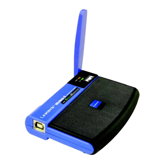 Linksys WUSB54GS Quick Installation Manual