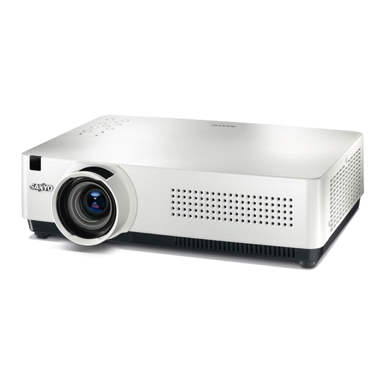 Sanyo PLC-XU305A - 3000 Owner's Manual
