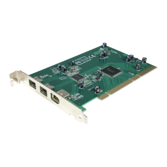StarTech.com PCI1394B_3 User Manual