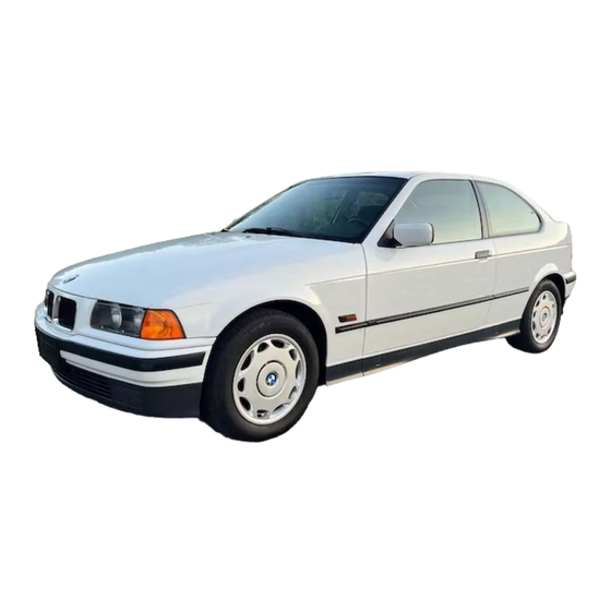 BMW E36/5 318ti 1997 Manuals