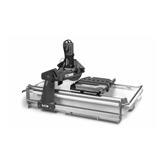 MK Diamond Products MK-770EXP Owners Manual, Parts List & Operating Instructions
