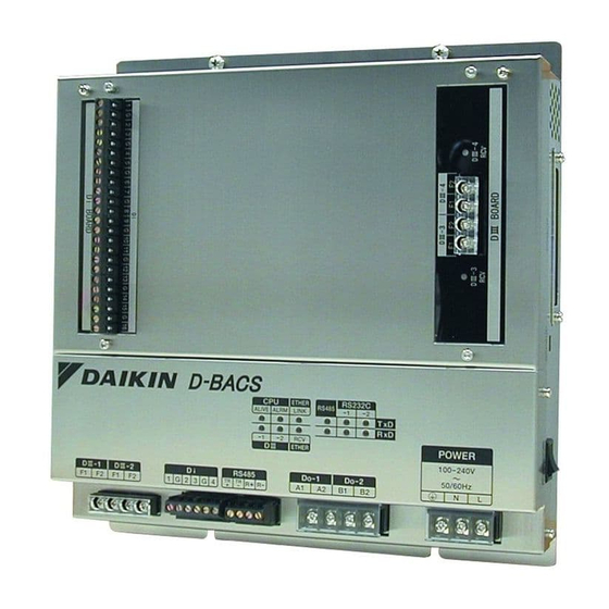 Daikin D-BACS Design Manual