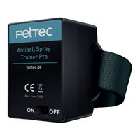 Pettec Antibark Spray Trainer Operating Manual