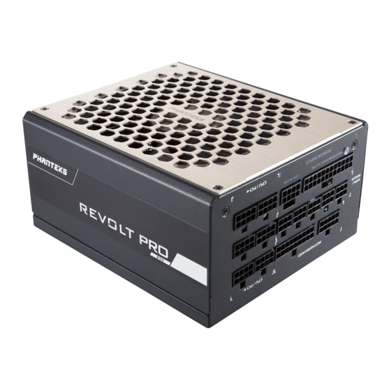 Phanteks REVOLT PRO Series User Manual