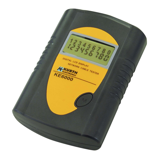Kurth Electronic KE6000 User Manual