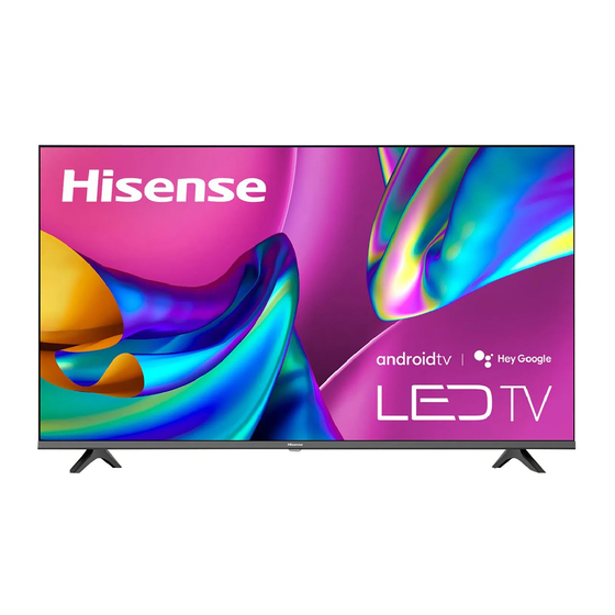 Hisense 40H3F Quick Setup Manual