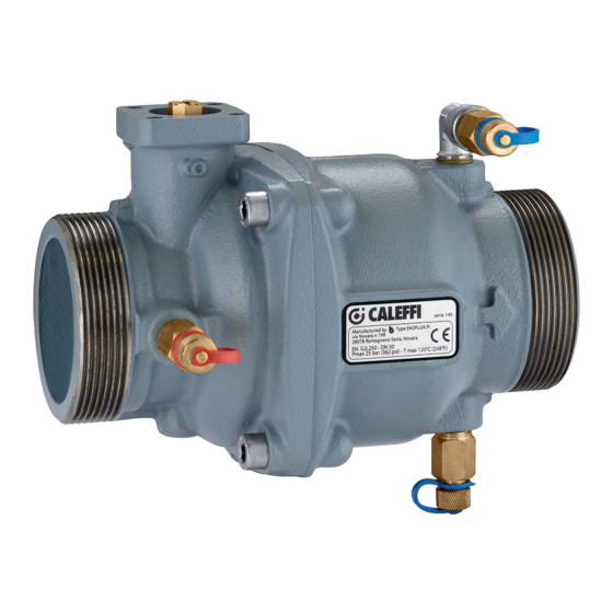 CALEFFI 145 Series Installation And Commissioning Manual