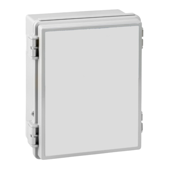 Munters HUB-4 Manual For Use And Maintenance