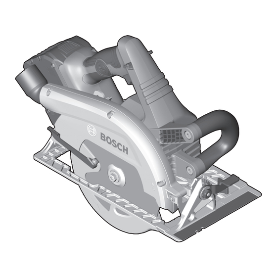 Bosch GKS18V-25 Operating/Safety Instructions Manual