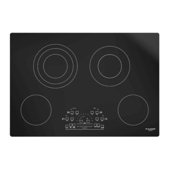 Fulgor Milano S600 Installation Instructions Manual