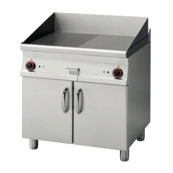 User Manuals: Lotus FT 74 ET X Series Electric Fry-Top