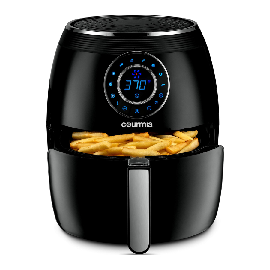 Gourmia GAF615 6-Quart Digital Free Fry Air Fryer Manual | ManualsLib