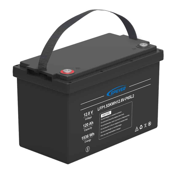 Epever LFP1.53KWH12.8V-P65L2 Manual