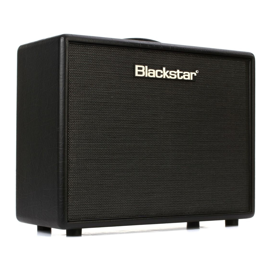 Blackstar Artist 15 - Amplifier Manual