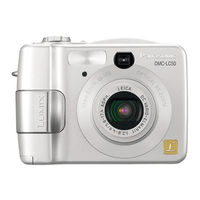 Panasonic DMC-LC5S - Lumix Digital Camera Operating Instructions Manual