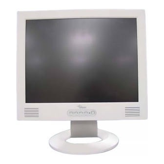 User Manuals: Fujitsu Siemens Computers FSC B17-1 LCD