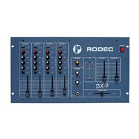 User Manuals: Rodec BX-14 DJ Mixer