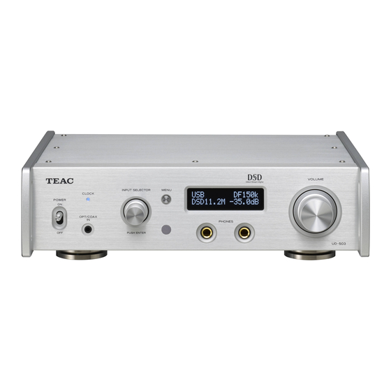 Teac UD-503 Owner's Manual