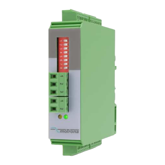 Motrona GV 210 Operating Instructions Manual