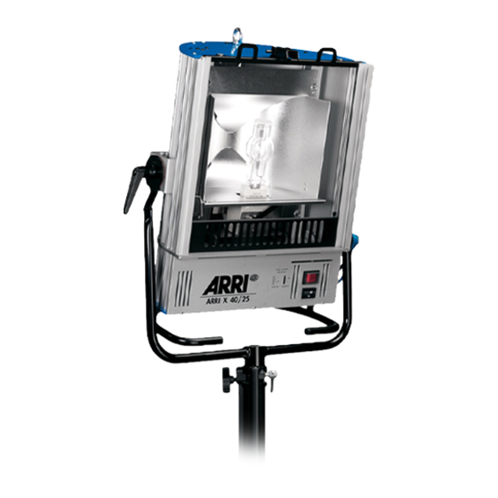 ARRI X 2 Operating Instructions Manual