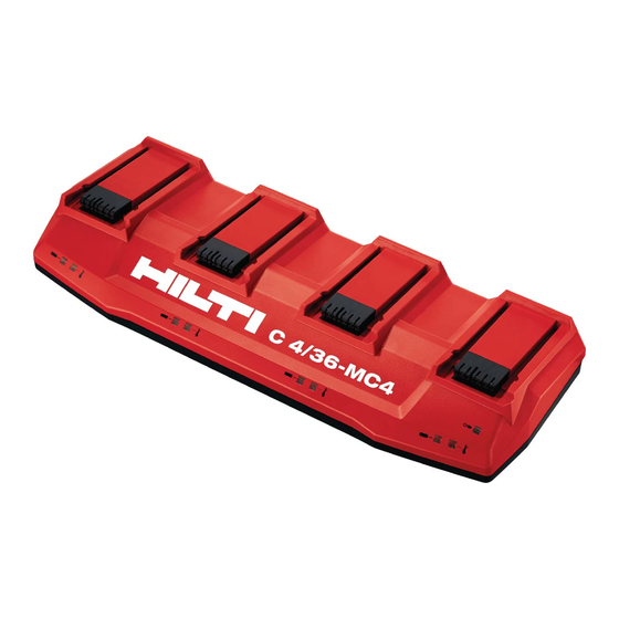 Hilti C 4/36 MC4 Operating Instructions Manual