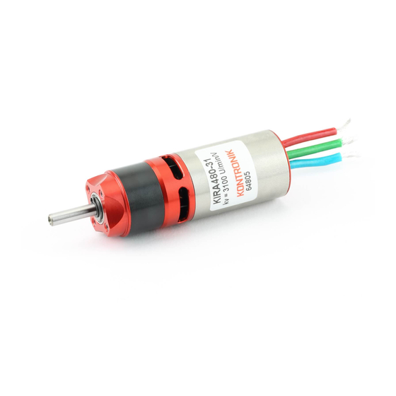 KONTRONIK KIRA 480 Series Operation Manual