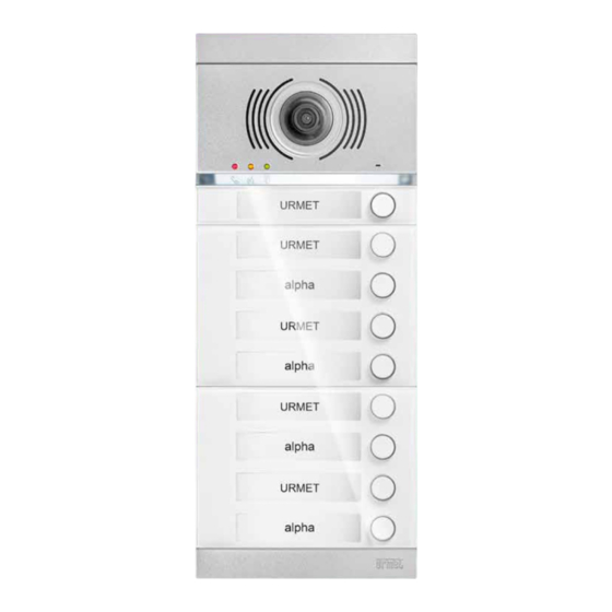 urmet domus Alpha 1168 Installation Booklet