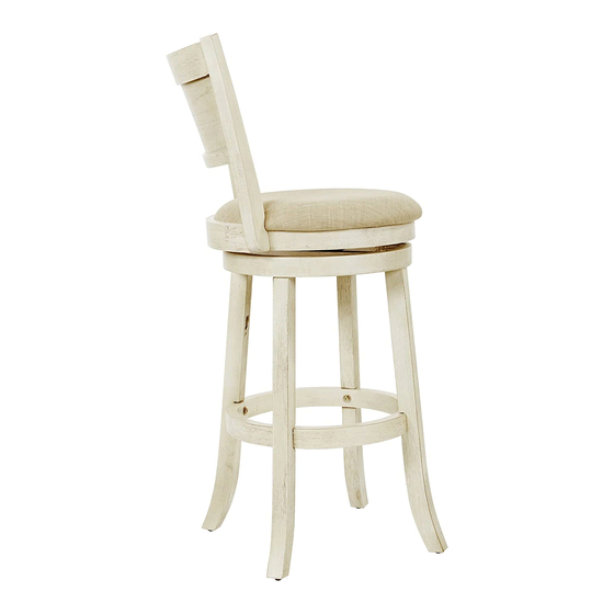 OSP Home Furnishings MET12430 Assembly Instructions