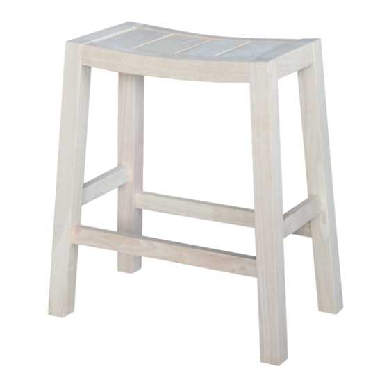 Unfinished Furniture of Wilmington S-924 Assembly Instructions
