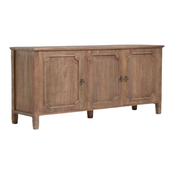 Next GRAND COUNTRY LARGE SIDEBOARD U22226 Assembly Instructions Manual