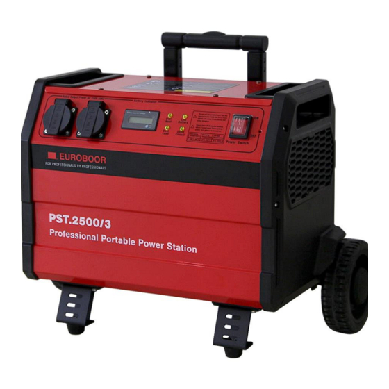 Euroboor PST.2500/3 Manuals