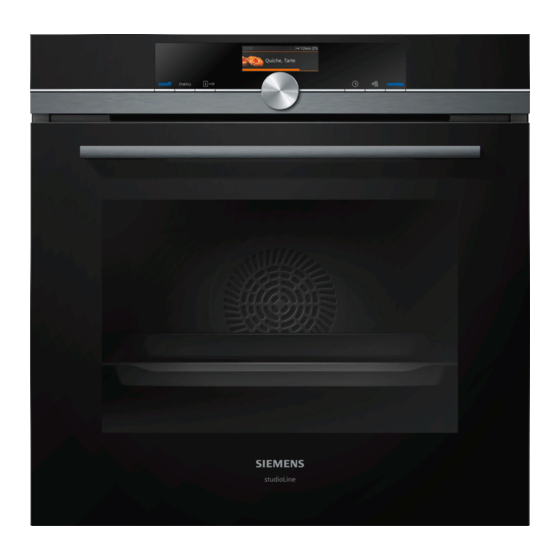 Siemens HM876G2B6 Instruction Manual