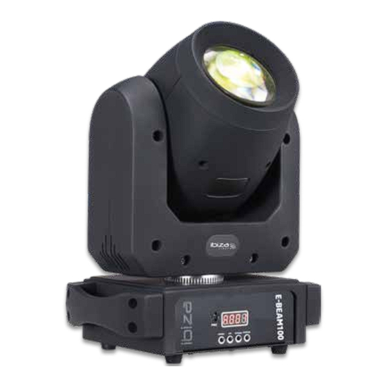 Ibiza E-BEAM100 Manual