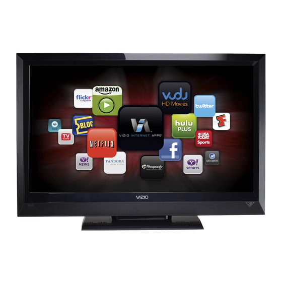 Vizio E472VL Quick Start Manual